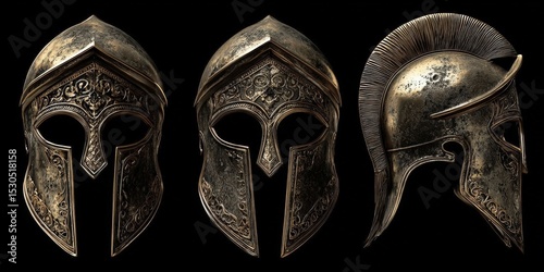 Spartan Helmet Vector Icon - Gladiator, Roman, Trojan Armor Symbol