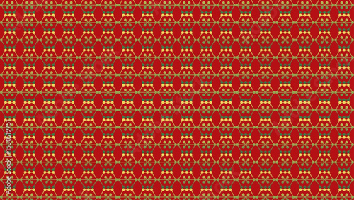 Evenly spaced repeating pattern adding peaceful structure to the desktop display.
