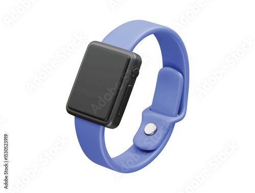 Smart Watch icon 3d rendering illustration 