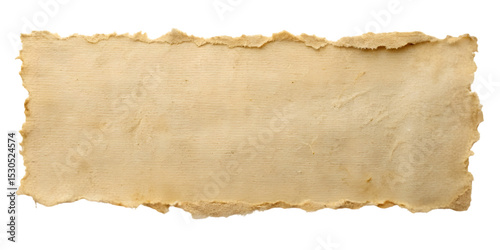 Wallpaper Mural Horizontal Scroll of Aged Paper on White Surface Torontodigital.ca