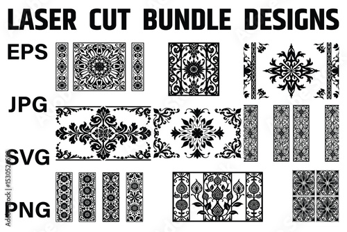 Laser Cut Mandala Bundle