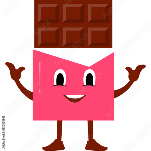 Cute Chocolate Character