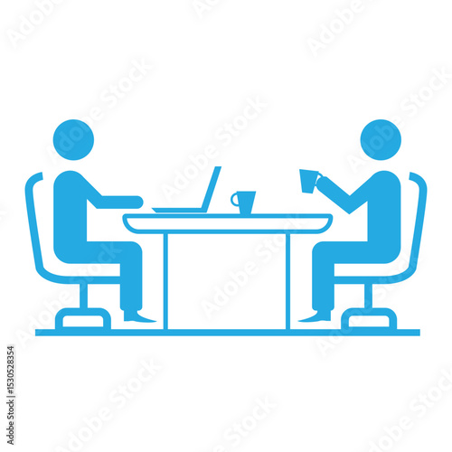 People meeting icon set business meetings presentation marketing temwork management finance table employee group company partnership