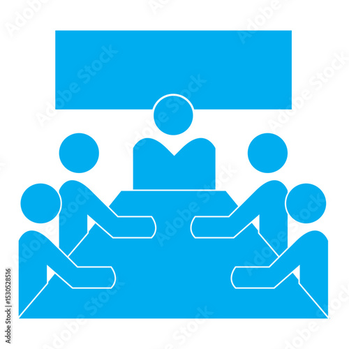 Meeting icon set. Containing seminar, business meeting, presentation, interview, conference, assembly, agreement and discussion icons. Solid icon collection.
