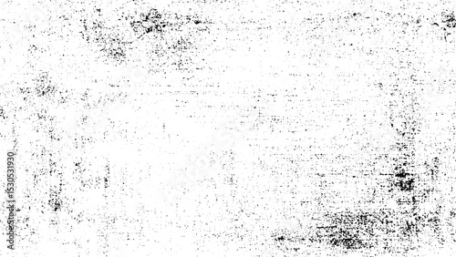 Vector grunge texture on transparent background vintage distressed effect scratched surface noise pattern dirty overlay aged worn black and white abstract backdrop