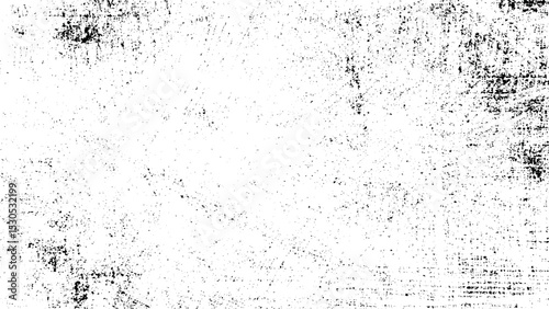 Vector distressed texture on transparent background grunge scratch noise overlay vintage worn effect surface aged abstract dirty black and white design repeat