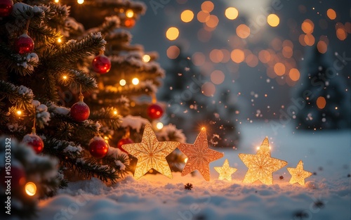 Fröhliche Weihnachten und ein glückliches neues Jahr. High quality
