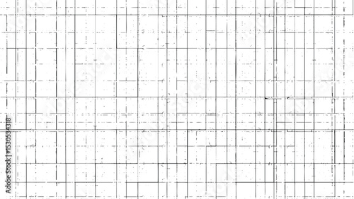 Vector abstract glitch grid background with broken rectangles lines distortion pattern digital tech error effect on transparent backdrop design for futuristic technology themes illustration.