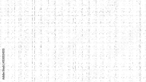 Vector grunge abstract grid texture Minimal pattern black lines distressed noise effect on transparent background minimal digital tech screen overlay design.