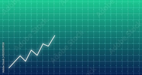 Business Sales growth chart overlay 4K. Creative design finance progress bar plotted line showing companies growth.Development diagram momentum trading. Stock price spike crypto chart.Presentation bg.