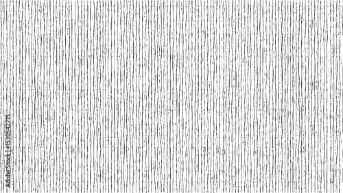 Seamless wavy black vertical lines vector pattern on transparent background, abstract hand drawn texture, organic stripe design element, minimal irregular sketch style background vector illustration.