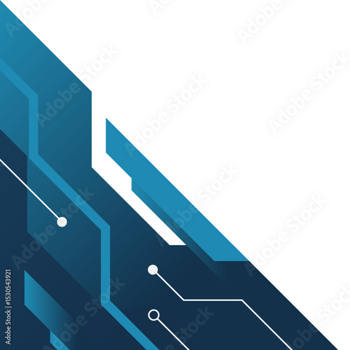 Gradient Futuristic Tech Corner