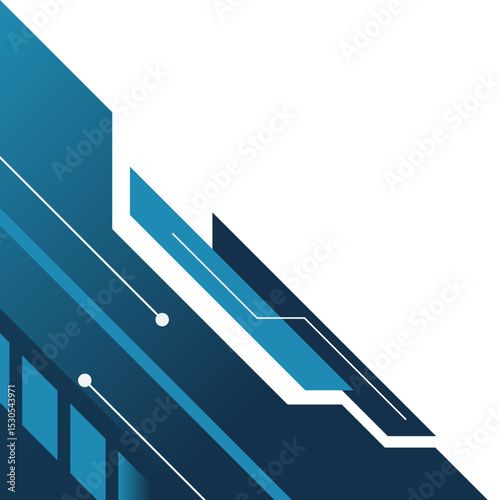 Gradient Futuristic Tech Corner
