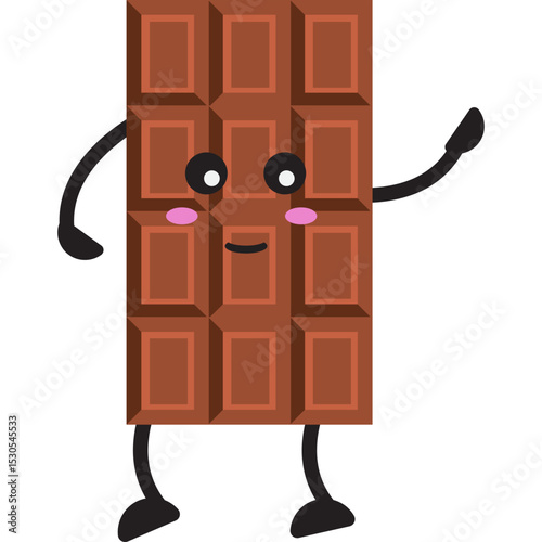 Cute Chocolate Character