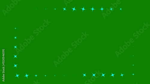 starry effect animated with alpha channel background. glowing Stars Sparkle On transparent alpha channel. Sparkling twinkle little star abstract animation. twinkle stars at sky, dark background