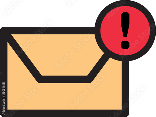 Warning Email Icon