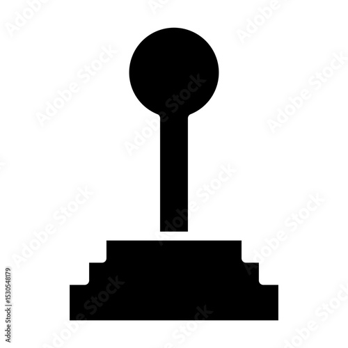 Car Gear Glyph Icon