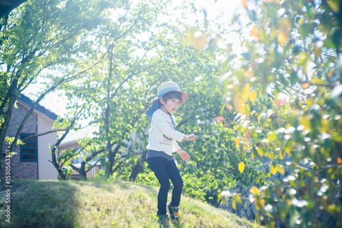 自然の中の子ども