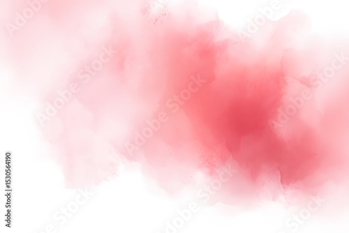 Artistic abstract red cloud formation digital design creative aesthetic soft gradient background minimalist concept