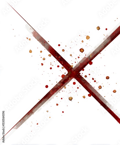 Artistic expression of blood splatter abstract canvas digital artwork minimalist style aesthetic perspective