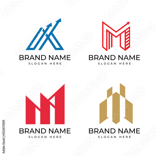 Letter M Financial Accounting Financial, Letter M Real Estate, Building M