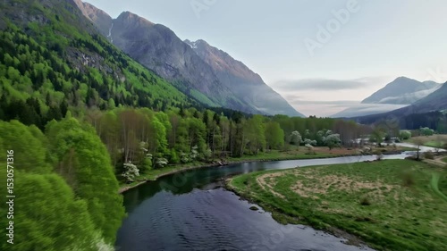 Merced River And Rapids, Yosemite National Park In California Sierra Nevada Video
