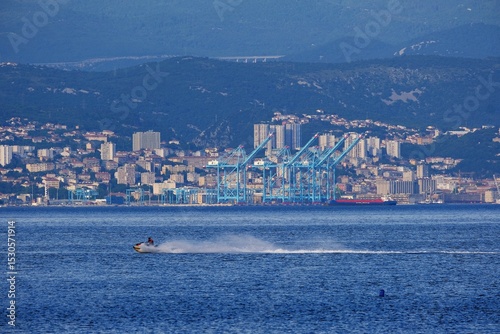 Rijeka Hafenstadt Kroatien photo