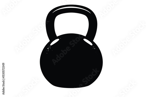  kettlebell silhouette for fitness