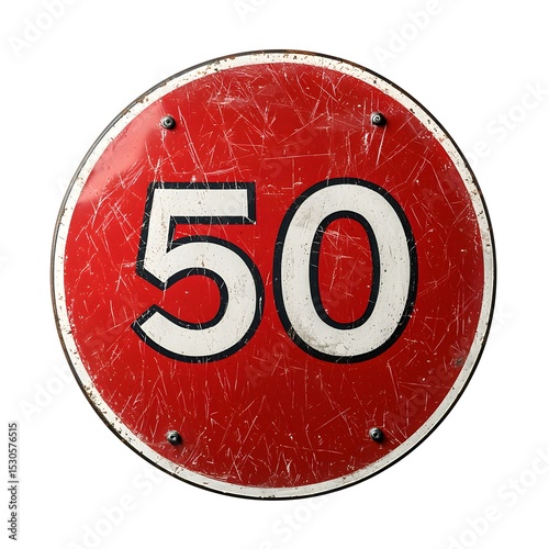 50 kmh Speed Limit Sign