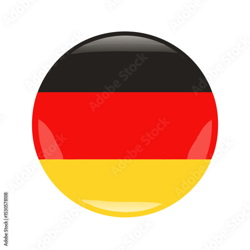 Round germany flag icon 