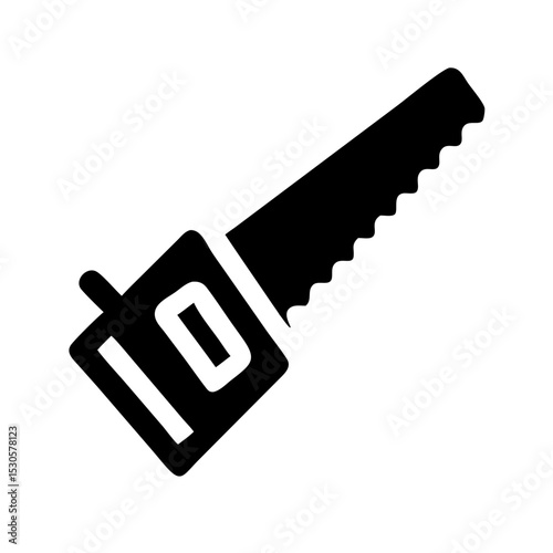 Saw is a symbol for woodworking or carpentry 