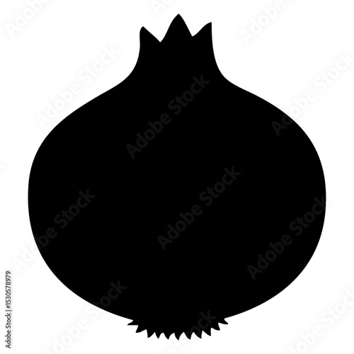 Icono silueta de cebolla
