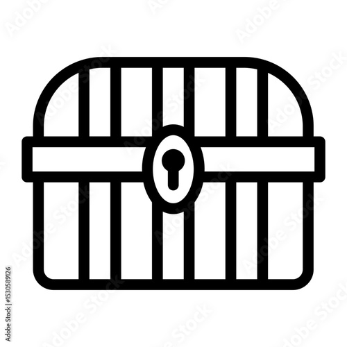 chest Line Icon