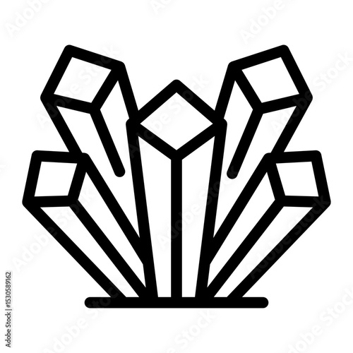 crystal Line Icon