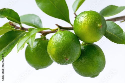 Wallpaper Mural Fresh limes on branch Torontodigital.ca