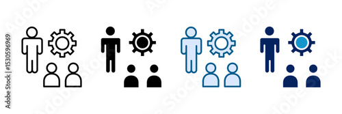 Skill Building Icon Set Multiple Style Collection