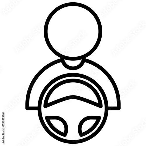 Driver Outline Icon