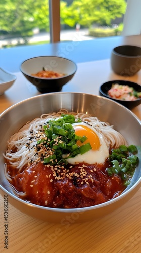 Spicy Noodles Lunch Garden View Restaurant