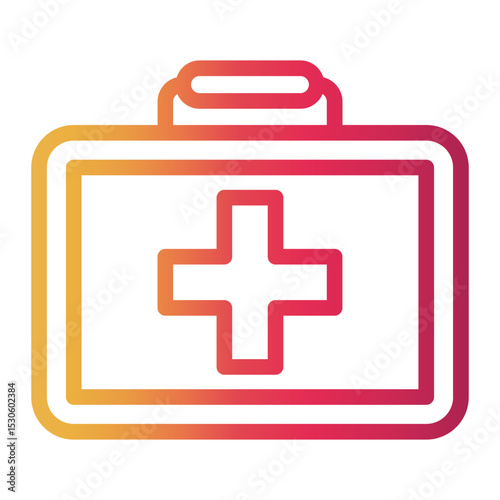 medkit Line Gradient Icon