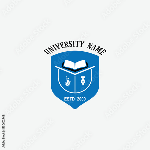 3029 educational logo school college university learning institute book academy organization