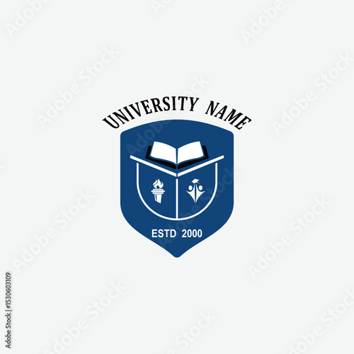 3031 educational logo school college university learning institute book academy organization