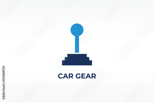 CAR GEAR vector, icon or logo sign isolated symbol illustration