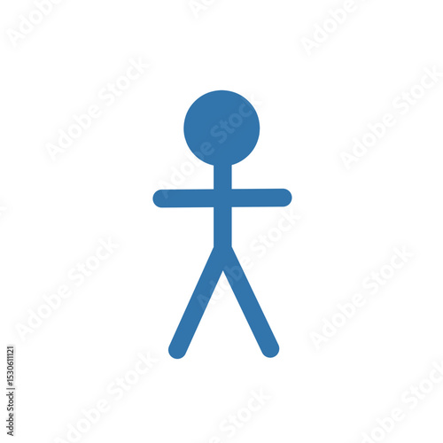skinny man icon