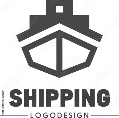 Ship icon symbol, nautical logo design, maritime emblem, boat icon, sailing vector, ocean transport logo, cruise ship icon, marine branding, modern ship logo, watercraft symbol
