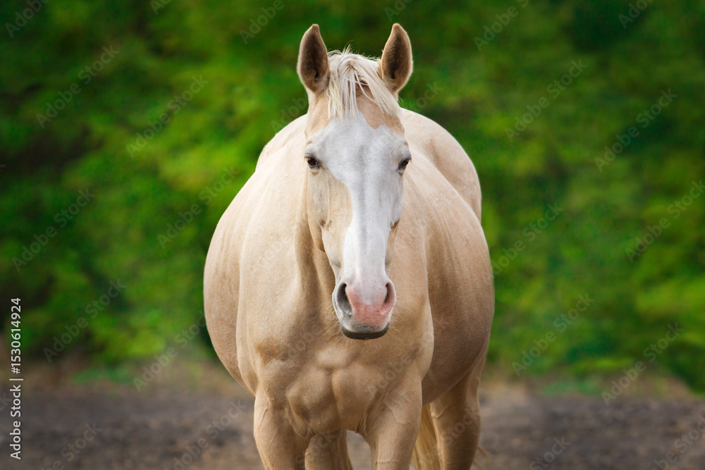 Obraz premium Pregnant mare portrait