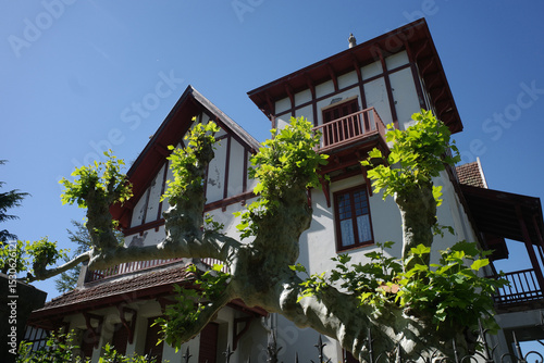 Classic architecture in Orduña, Spain