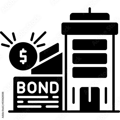 Corporate Bond Issuance Icon
