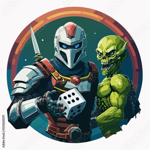 Sci-Fi fight and Dice