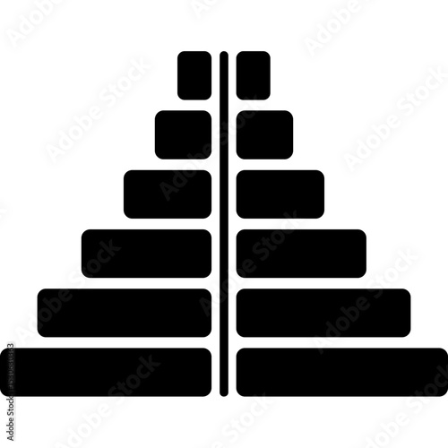Population Pyramid Icon