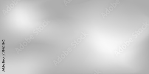 Silver foil background with metal mirror texture. Chrome gradient surface with thin glossy simple abstract.